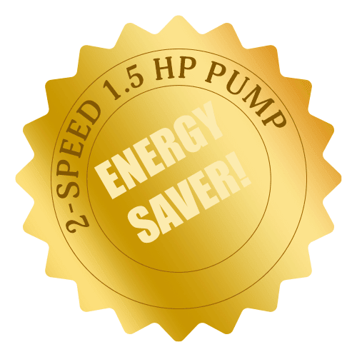 Sequel 16" Diatomaceous Earth (DE) Filter with 1.5HP 2 Speed Energy Saver Pump