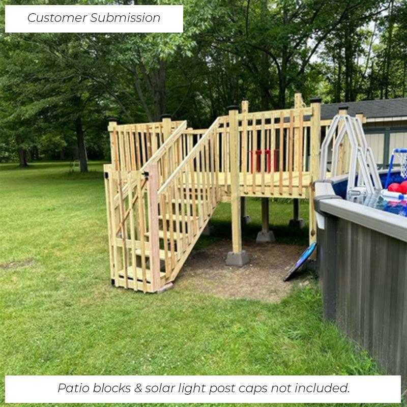 8 ft. x 16 ft. Connect-a-Deck and Entry Steps