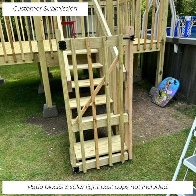 4 ft. x 8 ft. Connect-a-Deck and Entry Steps