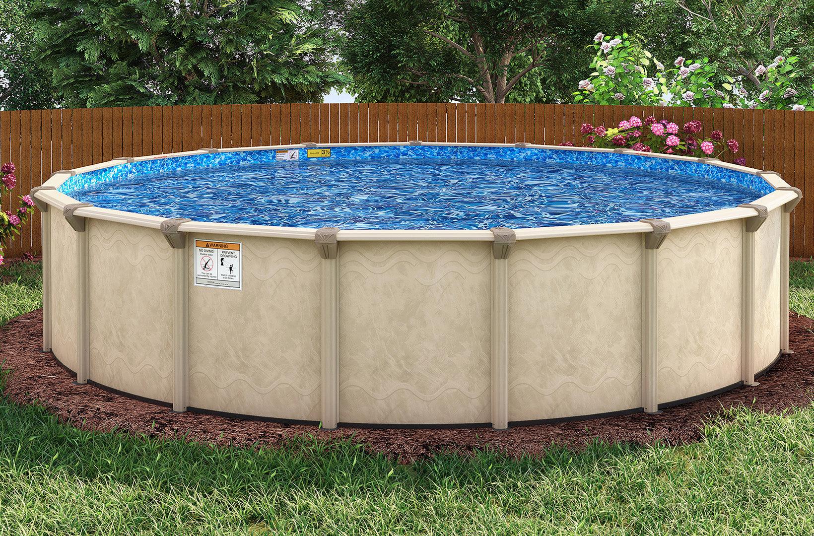 8 Ft Round Above Ground Pool – Coral Sea 7, Built to Last