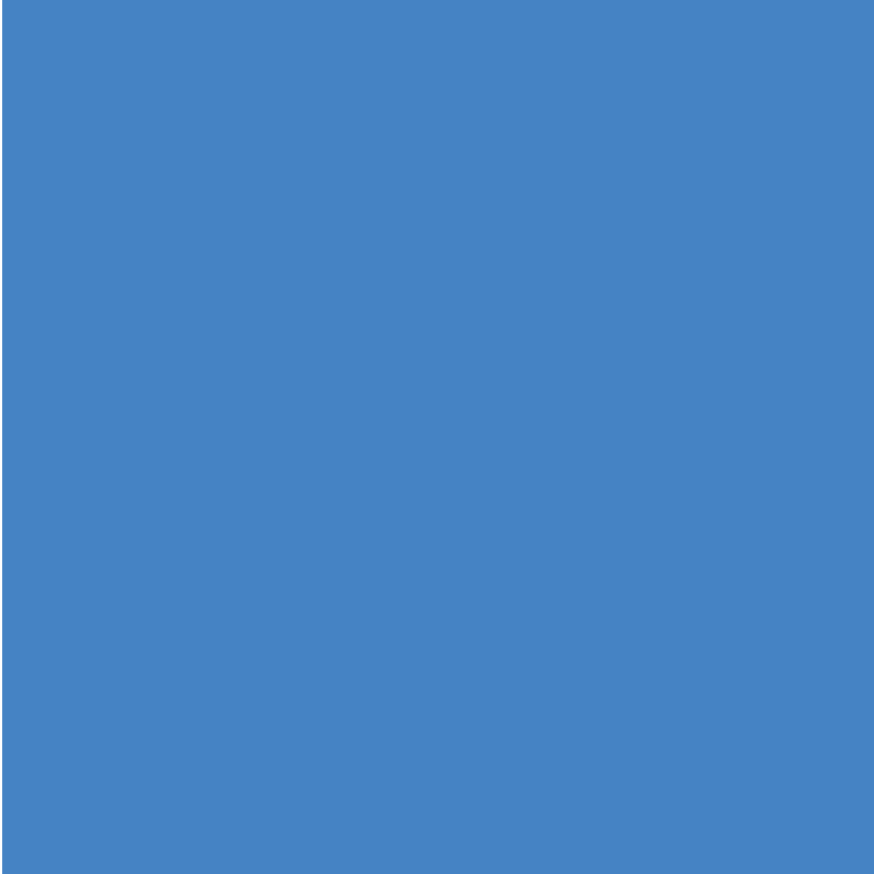 overlapsolidblue liner - standard