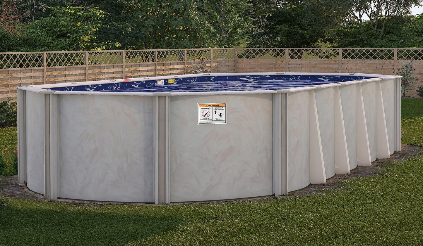 18' x 33' x 54" Whispering Wind III Semi In-Ground Pool & Bundle