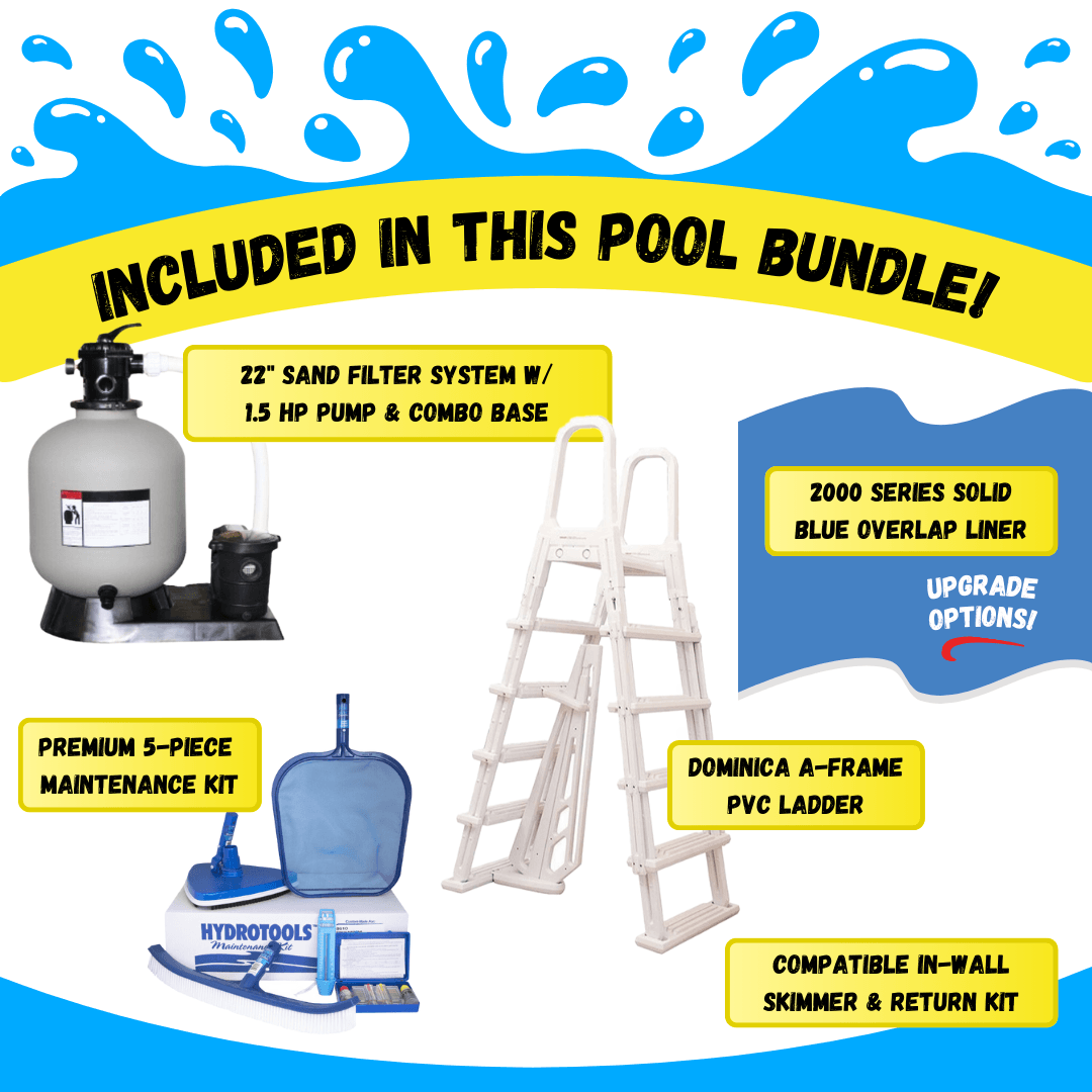 18' x 54" RTR Resin Hybrid Pool Blowout Bundle