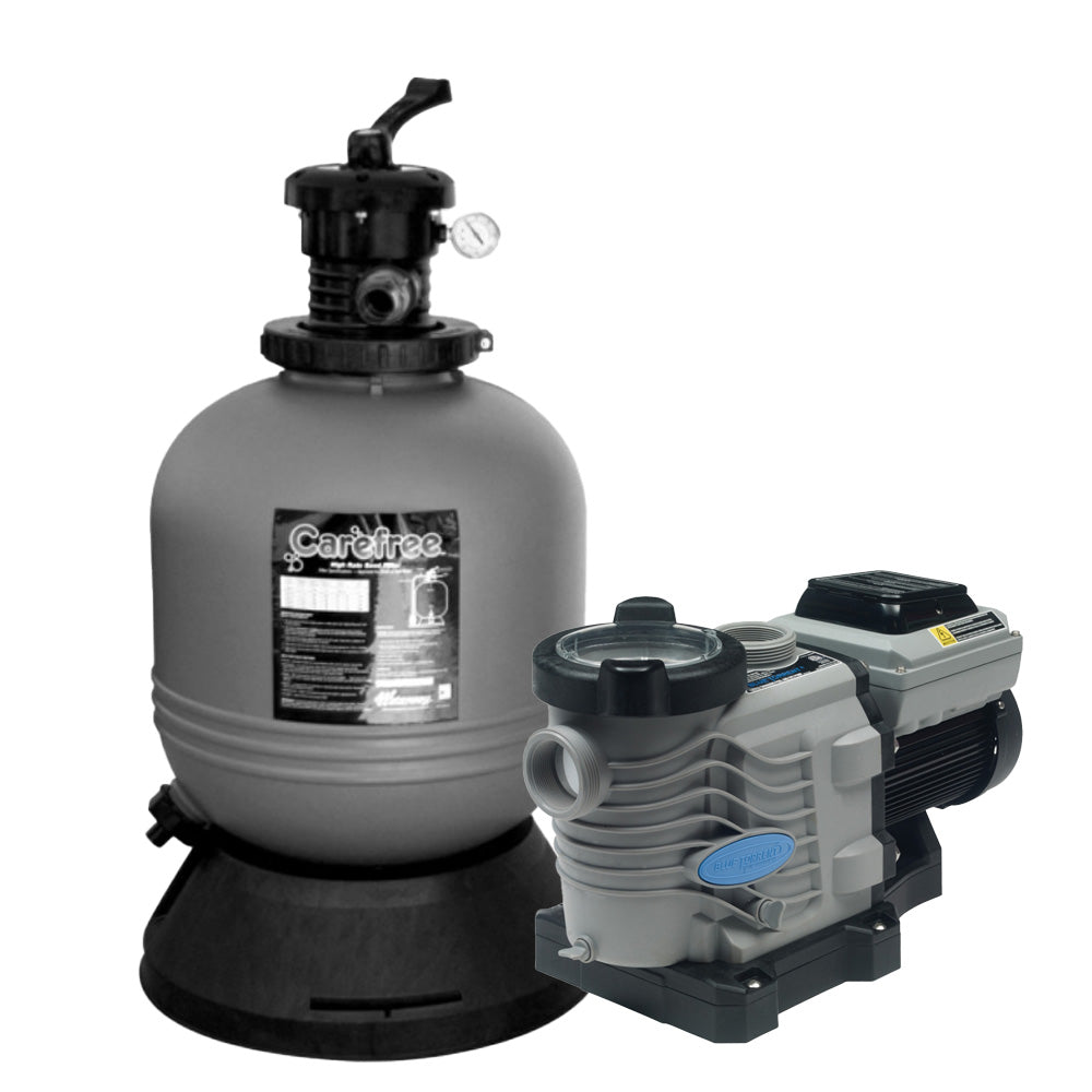 26 in. Carefree Sand Filter System with 3.0 HP Variable Speed Pump