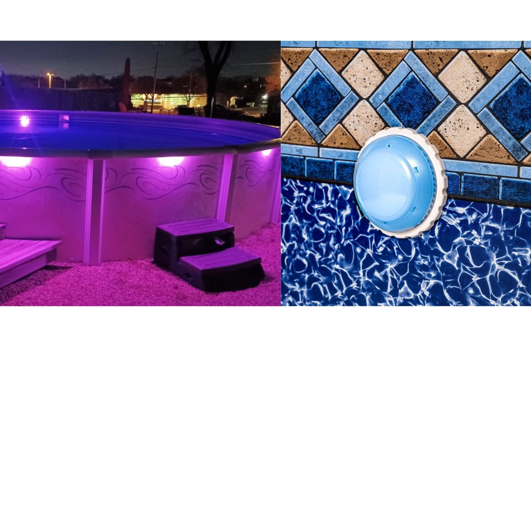15' x 54" Round Above Ground  Resin Downtowner Pool with Light