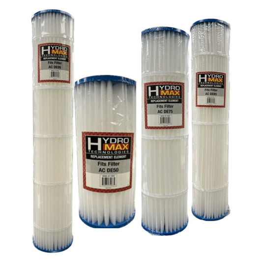 Hydromax Powerclean DE Cartridge Filters