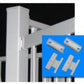 White 24″ PVC Above-Ground Pool Fence Gate