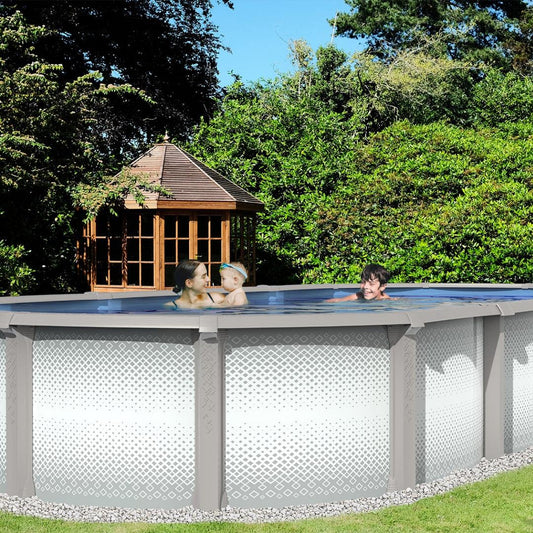 15' x 30' x 54" Jumbo 10" Resin Salt Oval Pool
