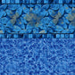 Upgrade to 18ft x 54" Round Uni-Bead Reef Blue River Full Printed Heavy Duty Millennium 3000 Liner (POOL PACKAGE ONLY)