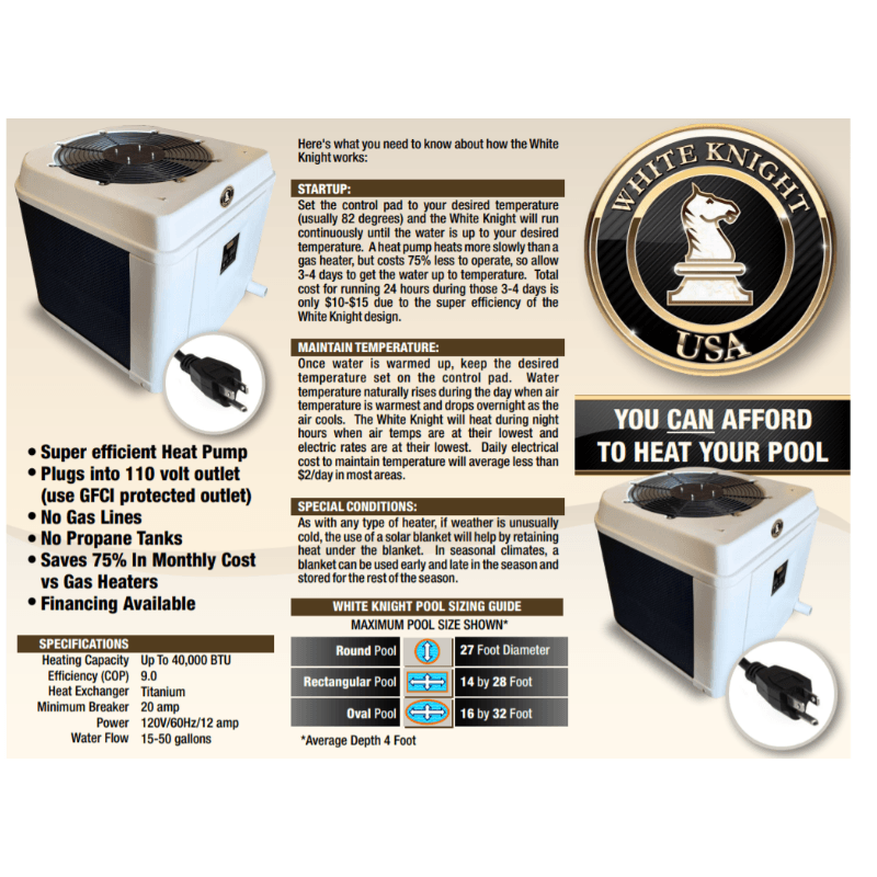 White Knight Heat Pump Info Sheet2